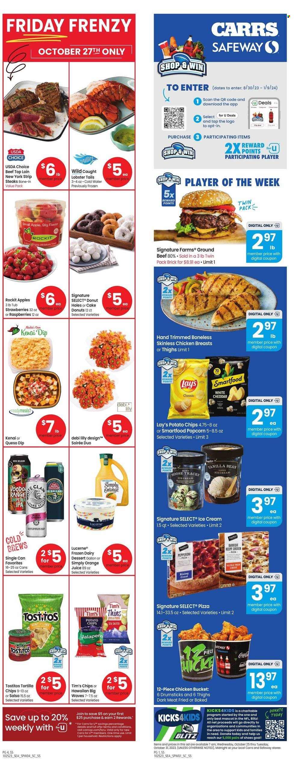 Safeway ad - 10/25/2023 - 10/31/2023. Page 1
