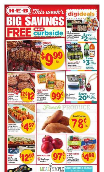 H-E-B Flyer - 10/25/2023 - 10/31/2023.