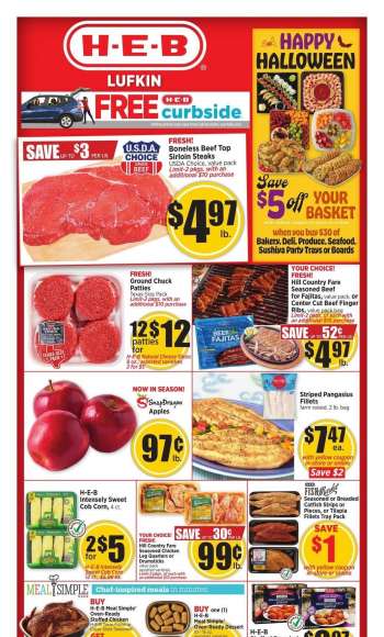 H-E-B Flyer - 10/25/2023 - 10/31/2023.