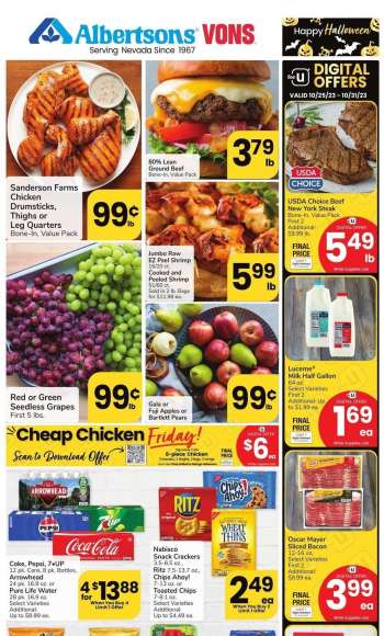 Vons Flyer - 10/25/2023 - 10/31/2023.