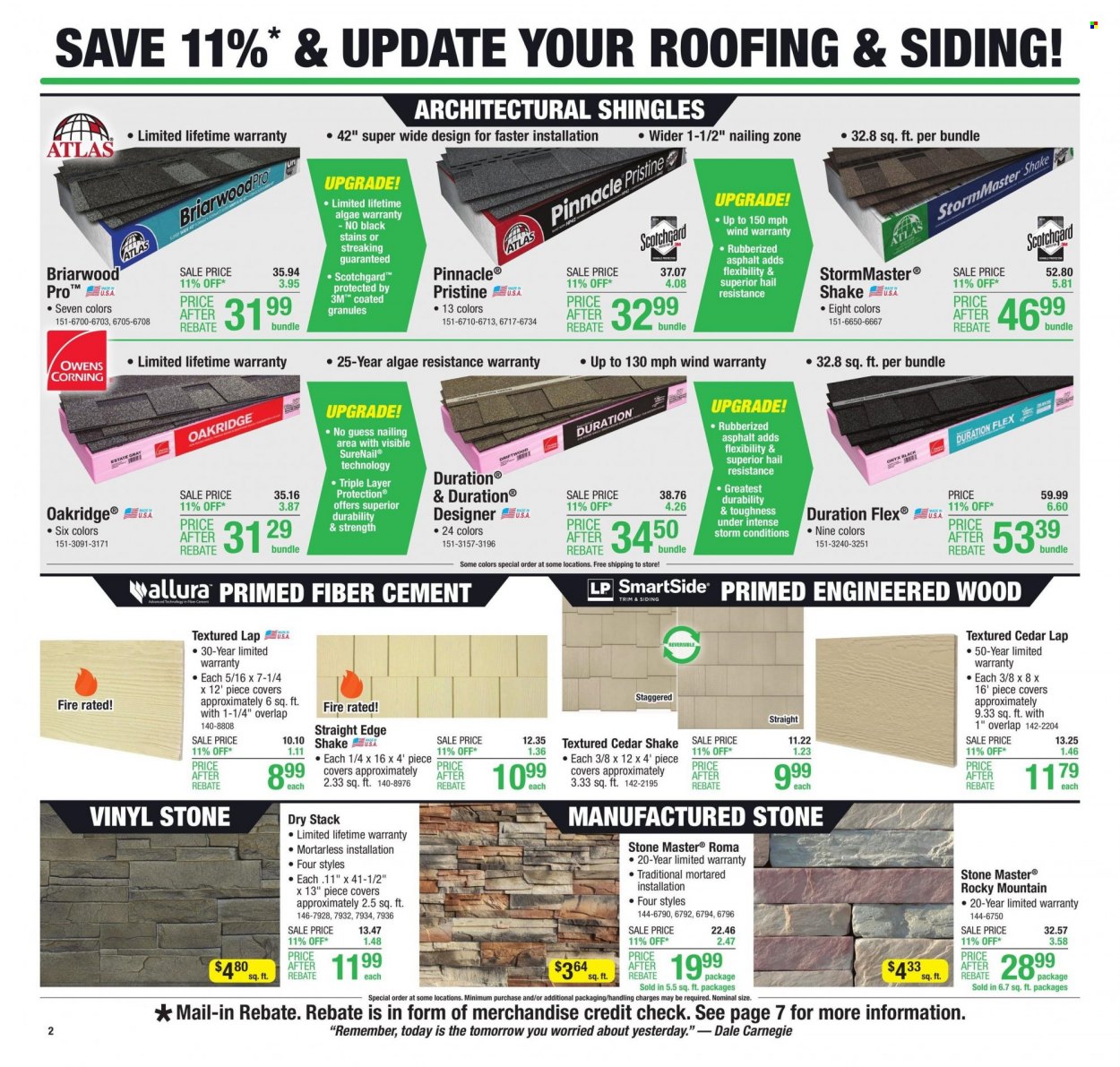 Menards ad - 10/26/2023 - 11/05/2023. Page 2