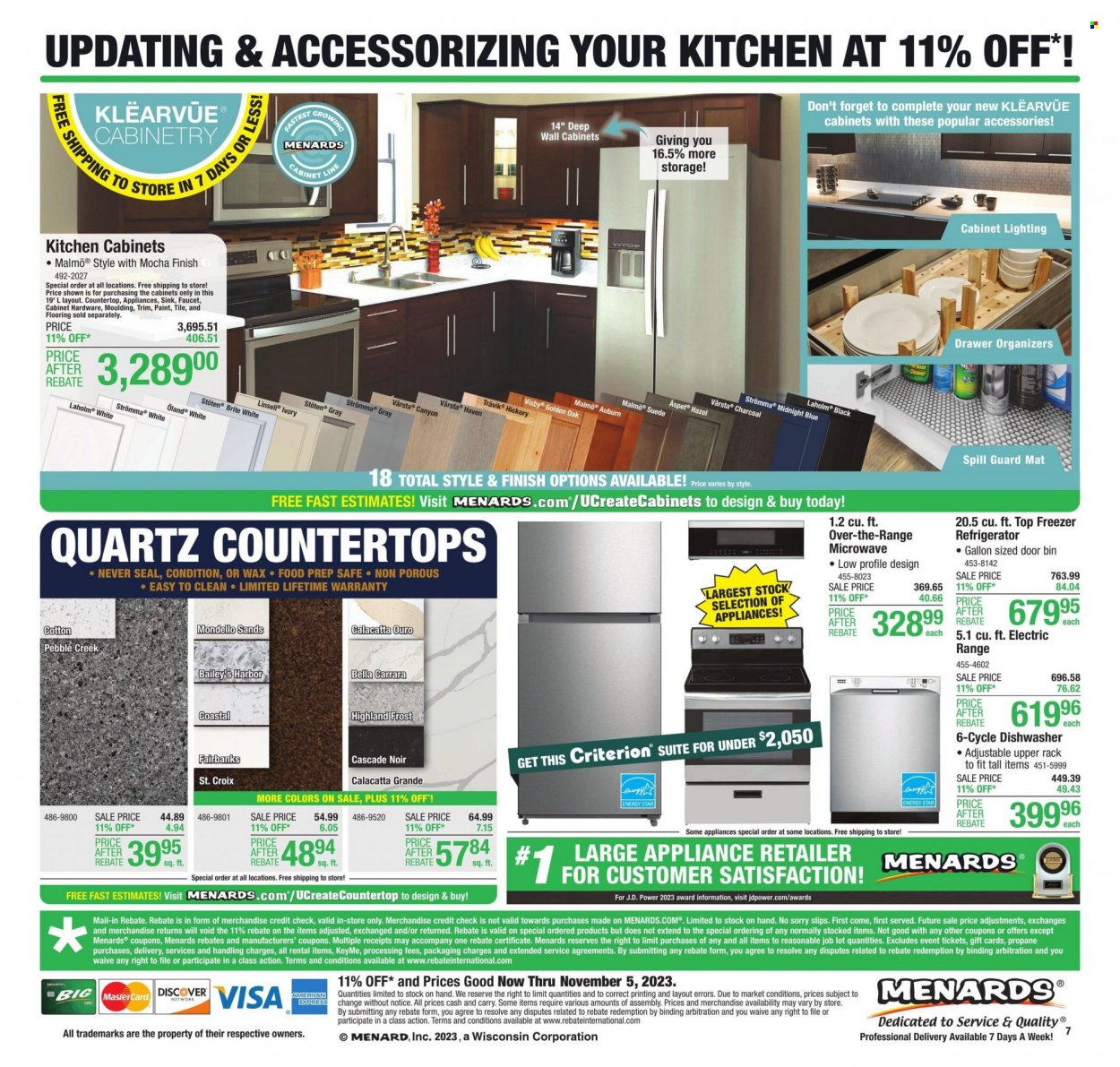Menards ad - 10/26/2023 - 11/05/2023. Page 14