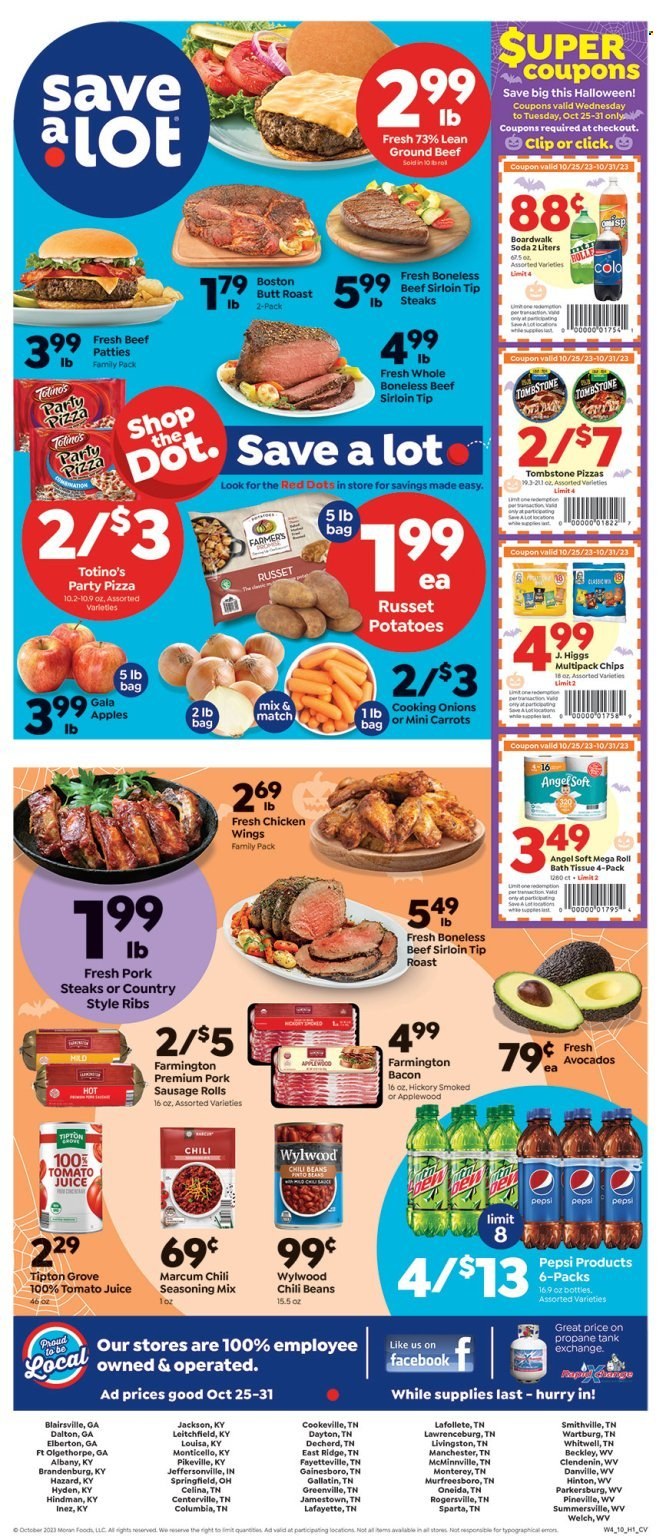 Save a Lot ad - 10/25/2023 - 10/31/2023. Page 1