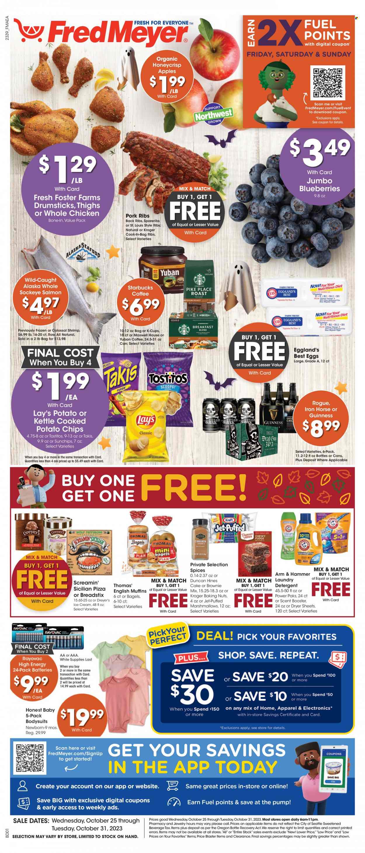 Fred Meyer ad - 10/25/2023 - 10/31/2023. Page 1