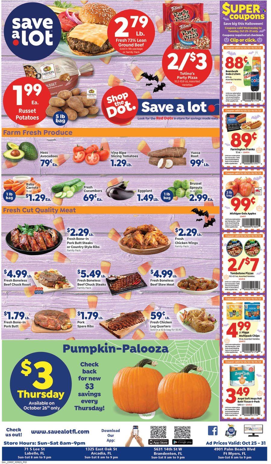 Save a Lot ad - 10/25/2023 - 10/31/2023. Page 1