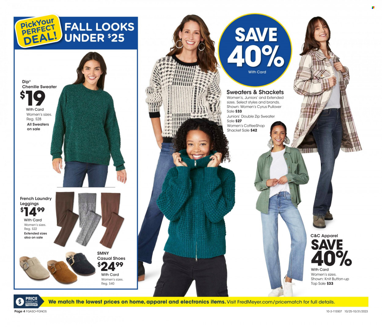 Fred Meyer ad - 10/25/2023 - 10/31/2023. Page 4