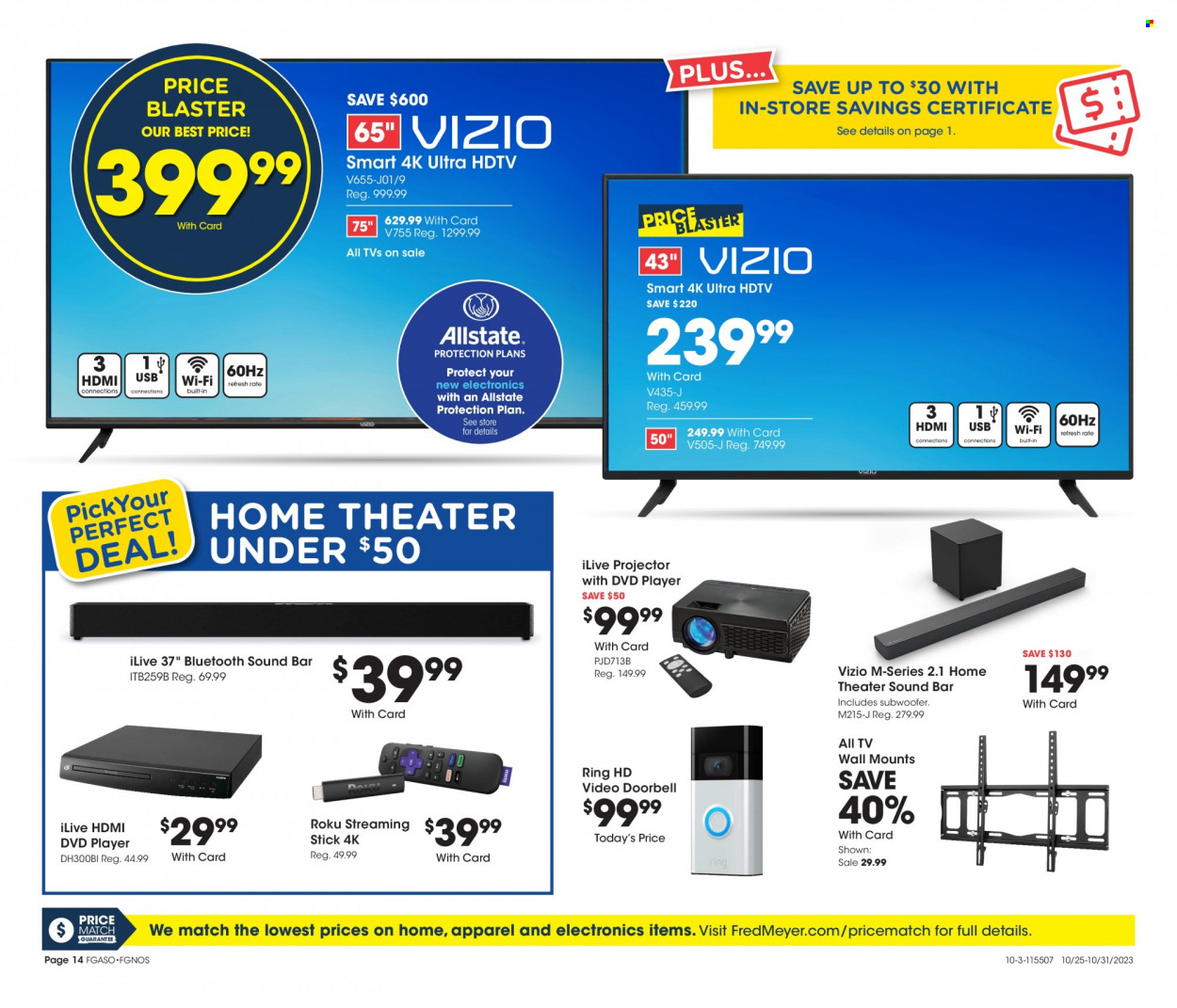 Fred Meyer ad - 10/25/2023 - 10/31/2023. Page 14