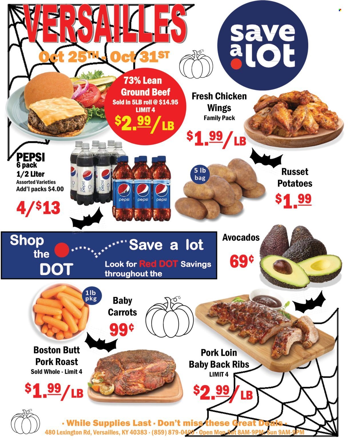 Save a Lot ad - 10/25/2023 - 10/31/2023. Page 1