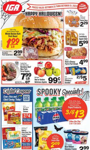 IGA Flyer - 10/25/2023 - 10/31/2023.