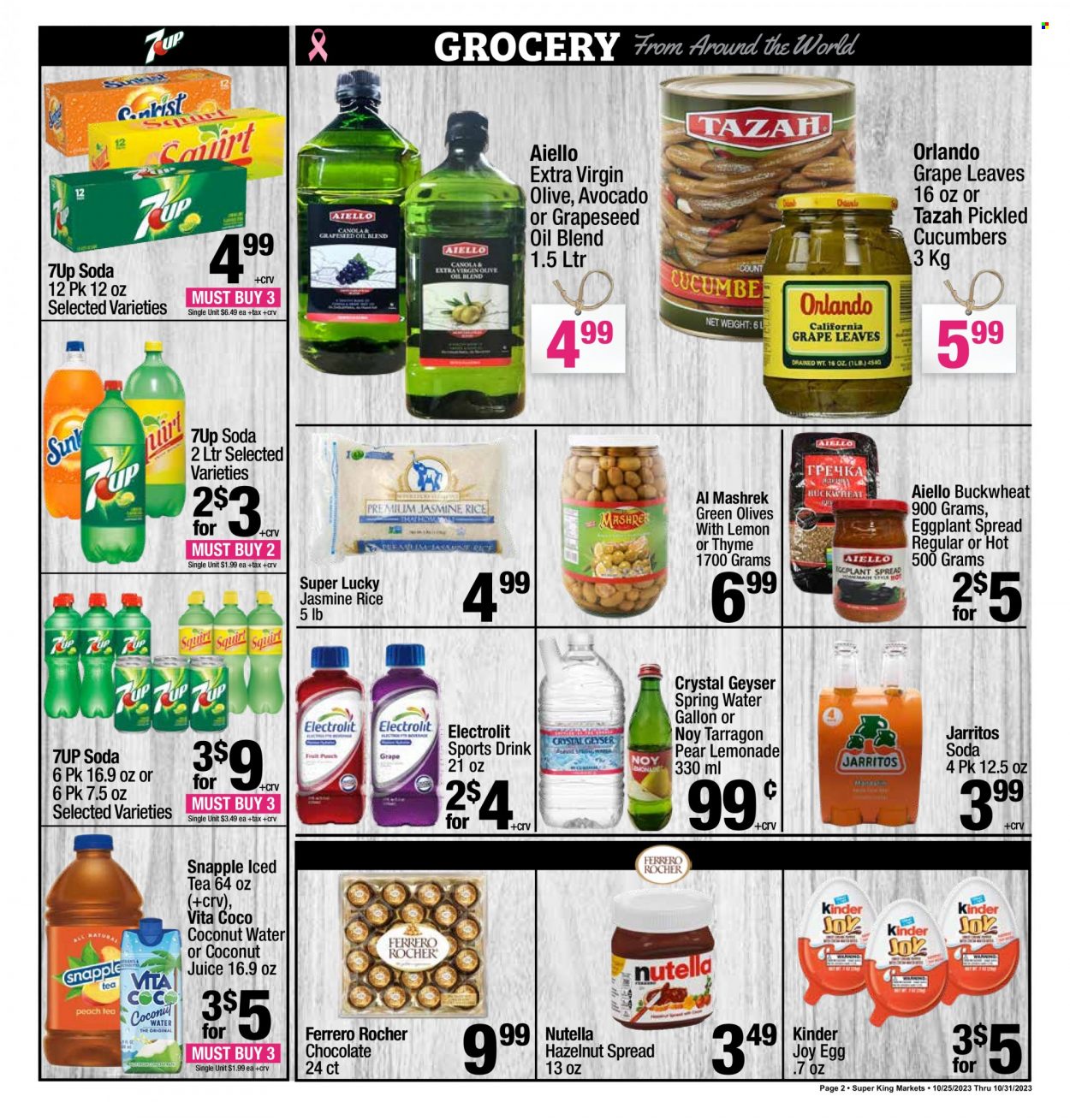 Super King Markets ad - 10/25/2023 - 10/31/2023. Page 2