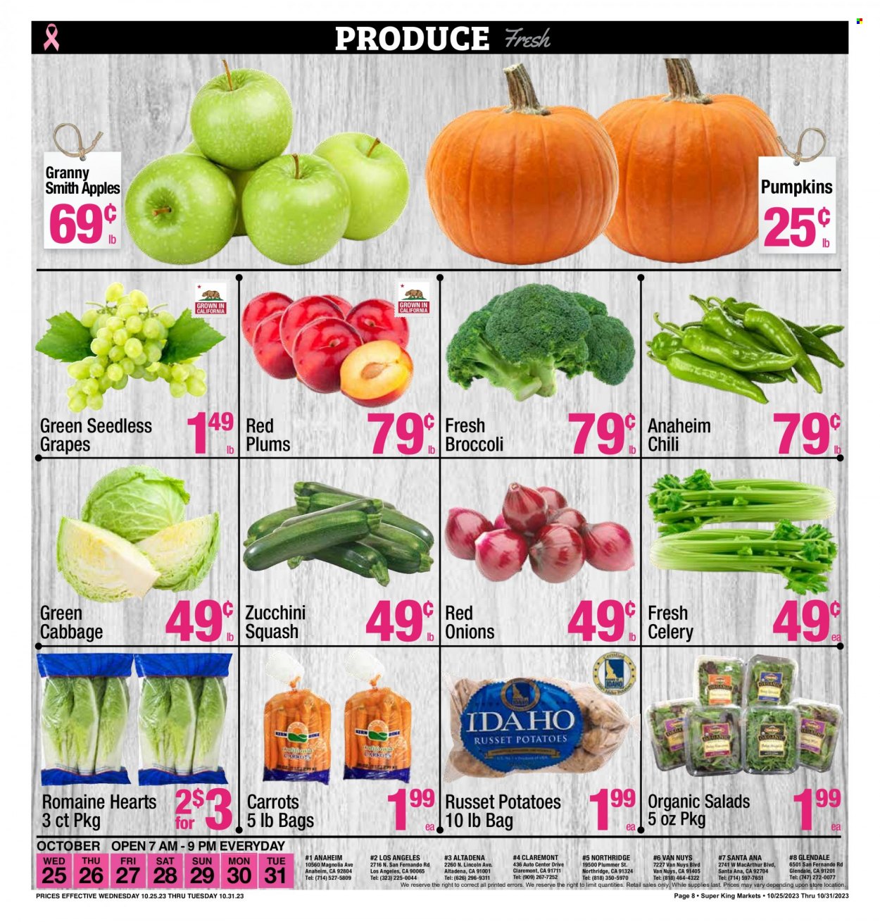 Super King Markets ad - 10/25/2023 - 10/31/2023. Page 8