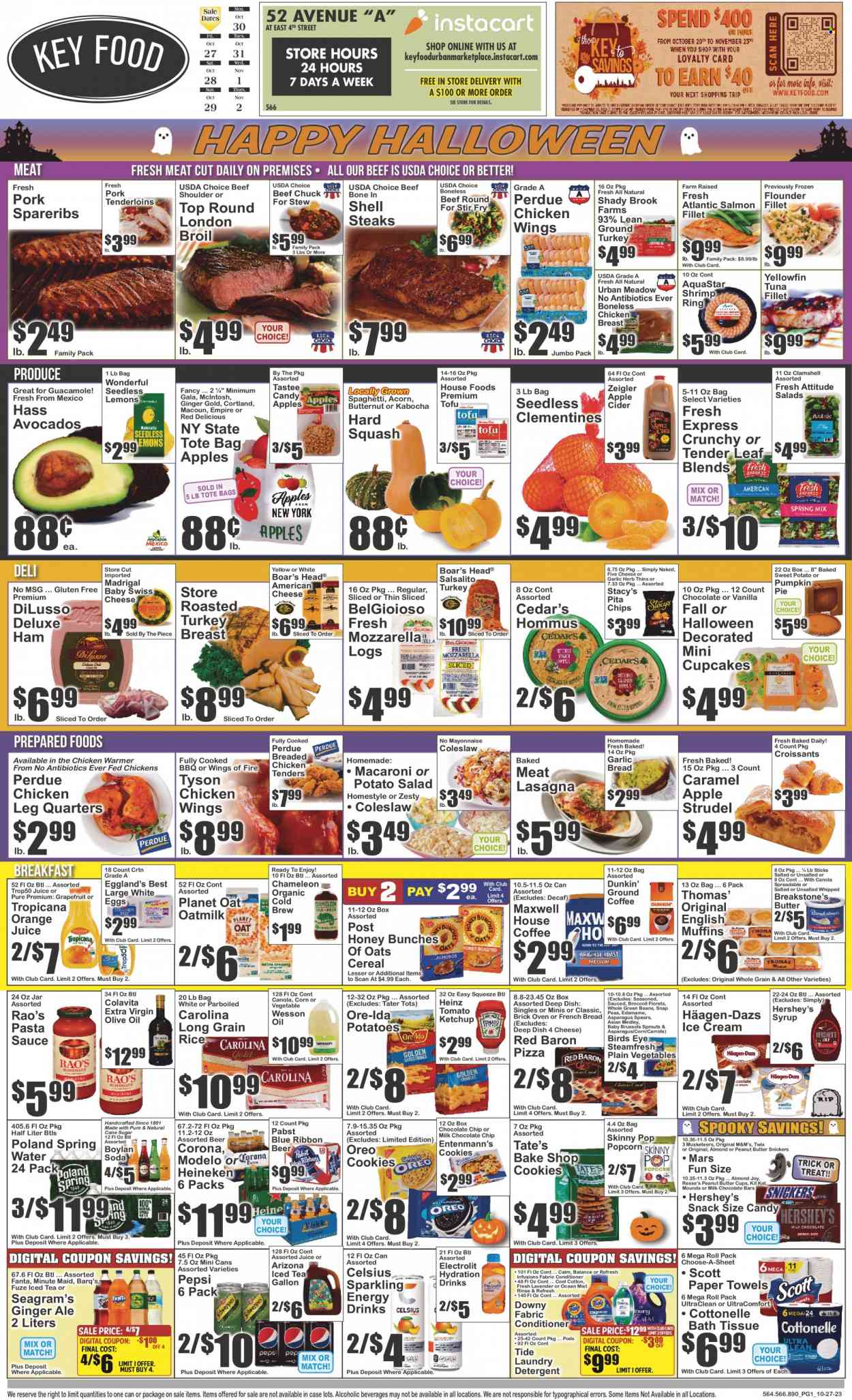 Key Food ad - 10/27/2023 - 11/02/2023. Page 1