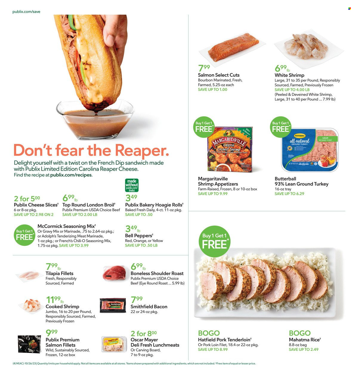 Publix ad - 10/26/2023 - 11/01/2023. Page 4