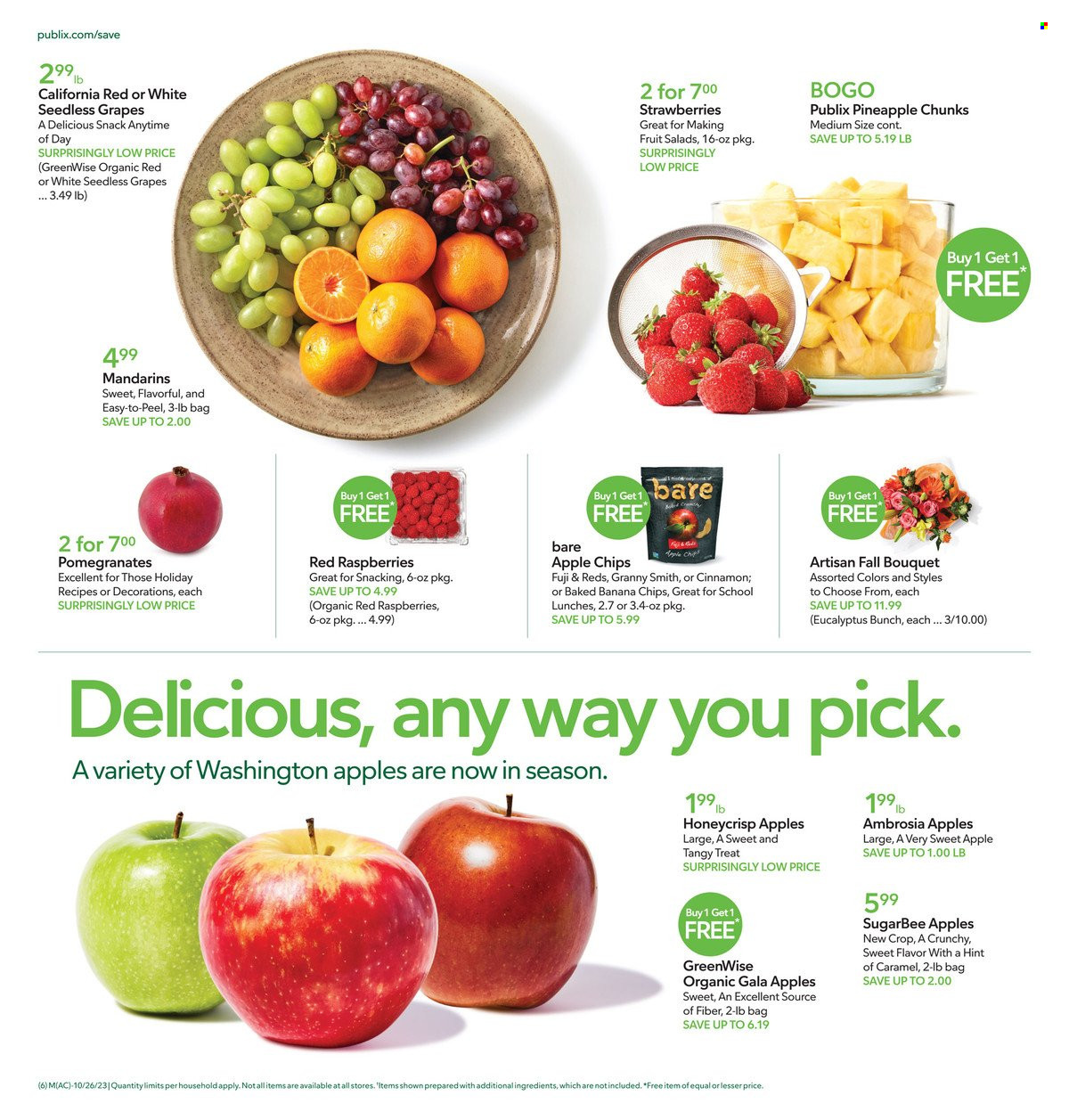 Publix ad - 10/26/2023 - 11/01/2023. Page 6
