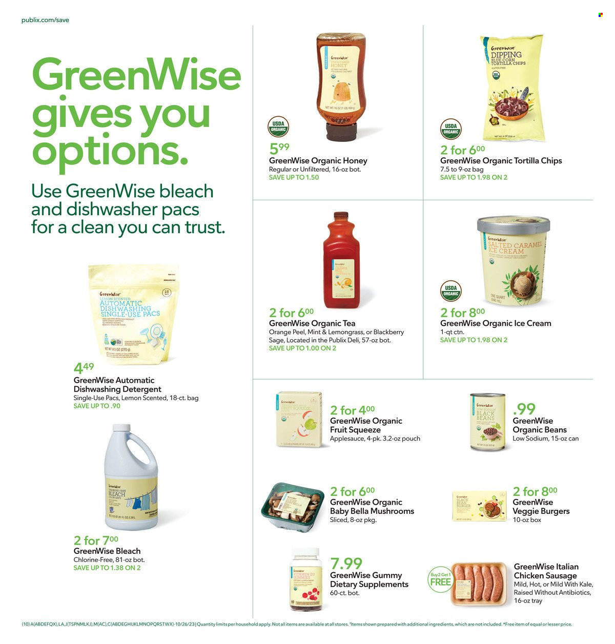 Publix ad - 10/26/2023 - 11/01/2023. Page 10