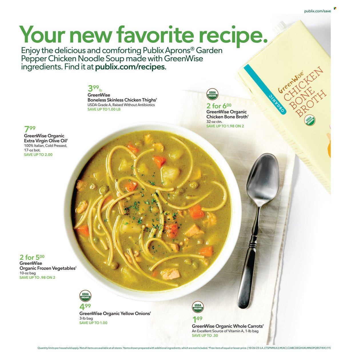 Publix ad - 10/26/2023 - 11/01/2023. Page 11