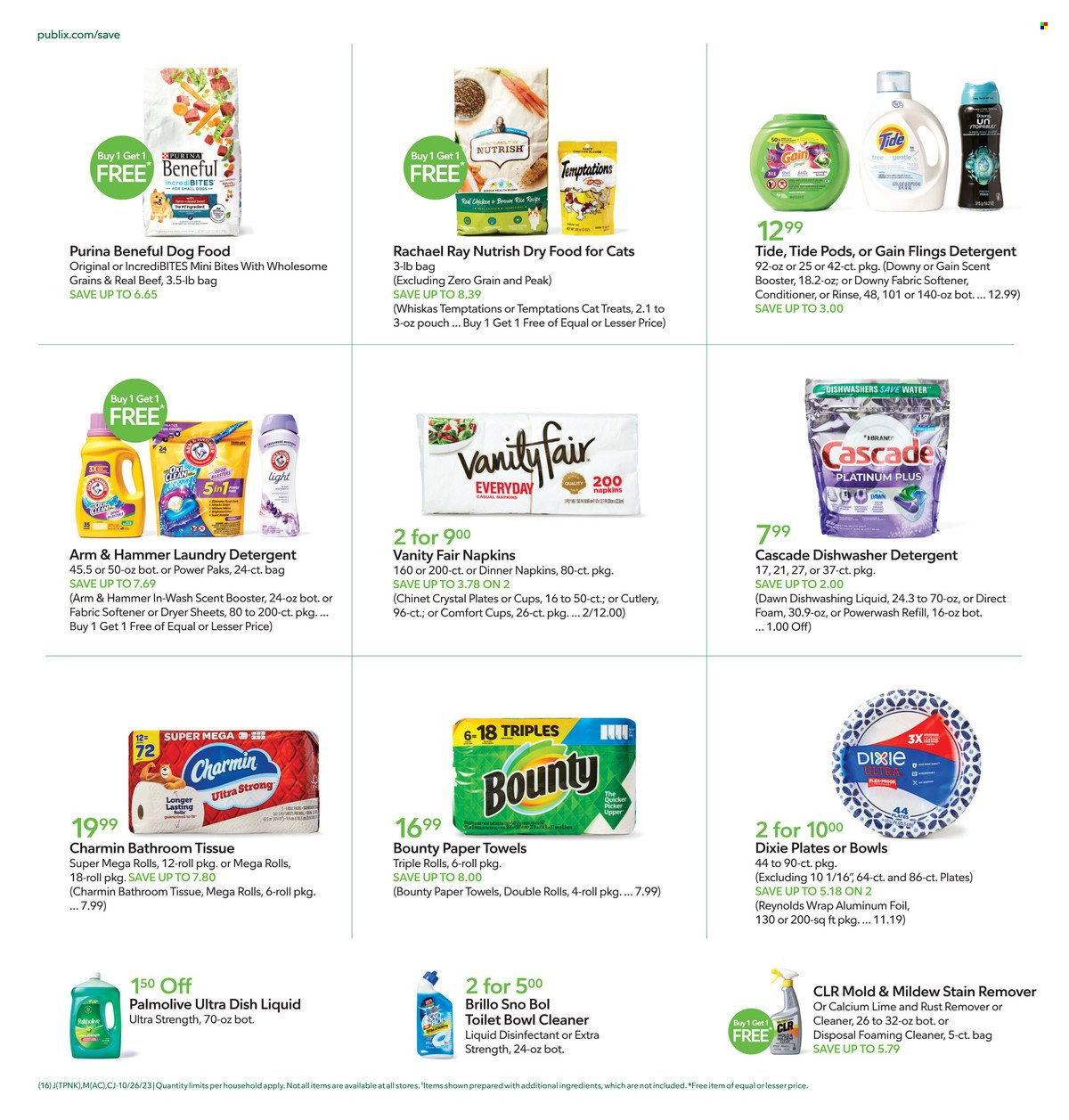 Publix ad - 10/26/2023 - 11/01/2023. Page 16