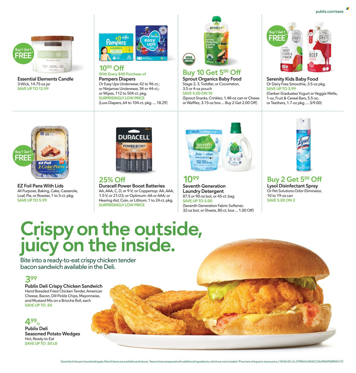 Publix ad - 10/26/2023 - 11/01/2023. Page 17