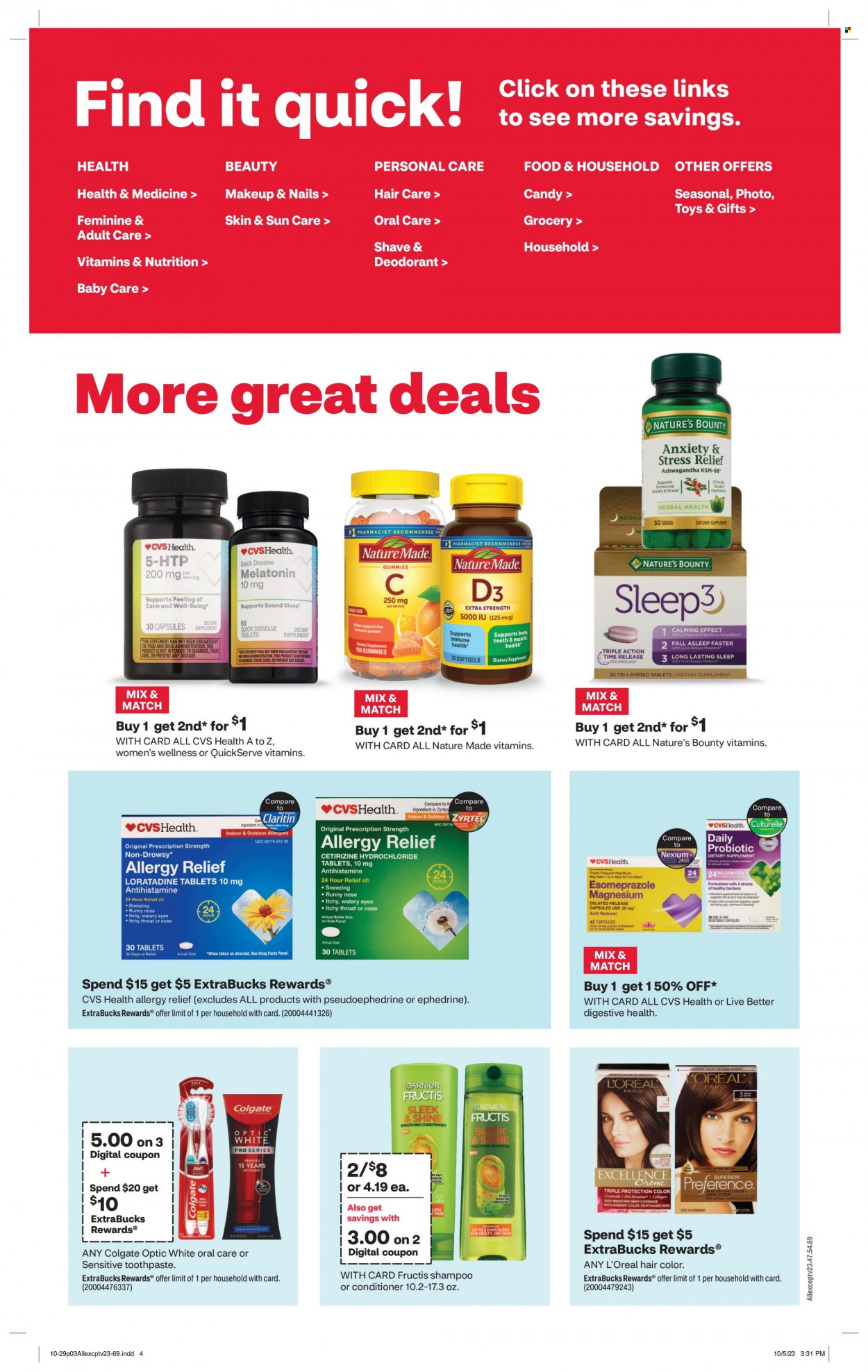 CVS Pharmacy ad - 10/29/2023 - 11/04/2023. Page 3