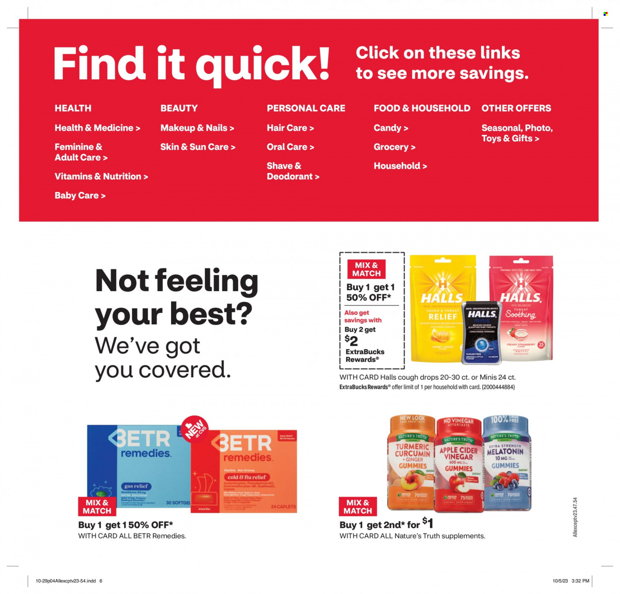 CVS Pharmacy ad - 10/29/2023 - 11/04/2023. Page 4