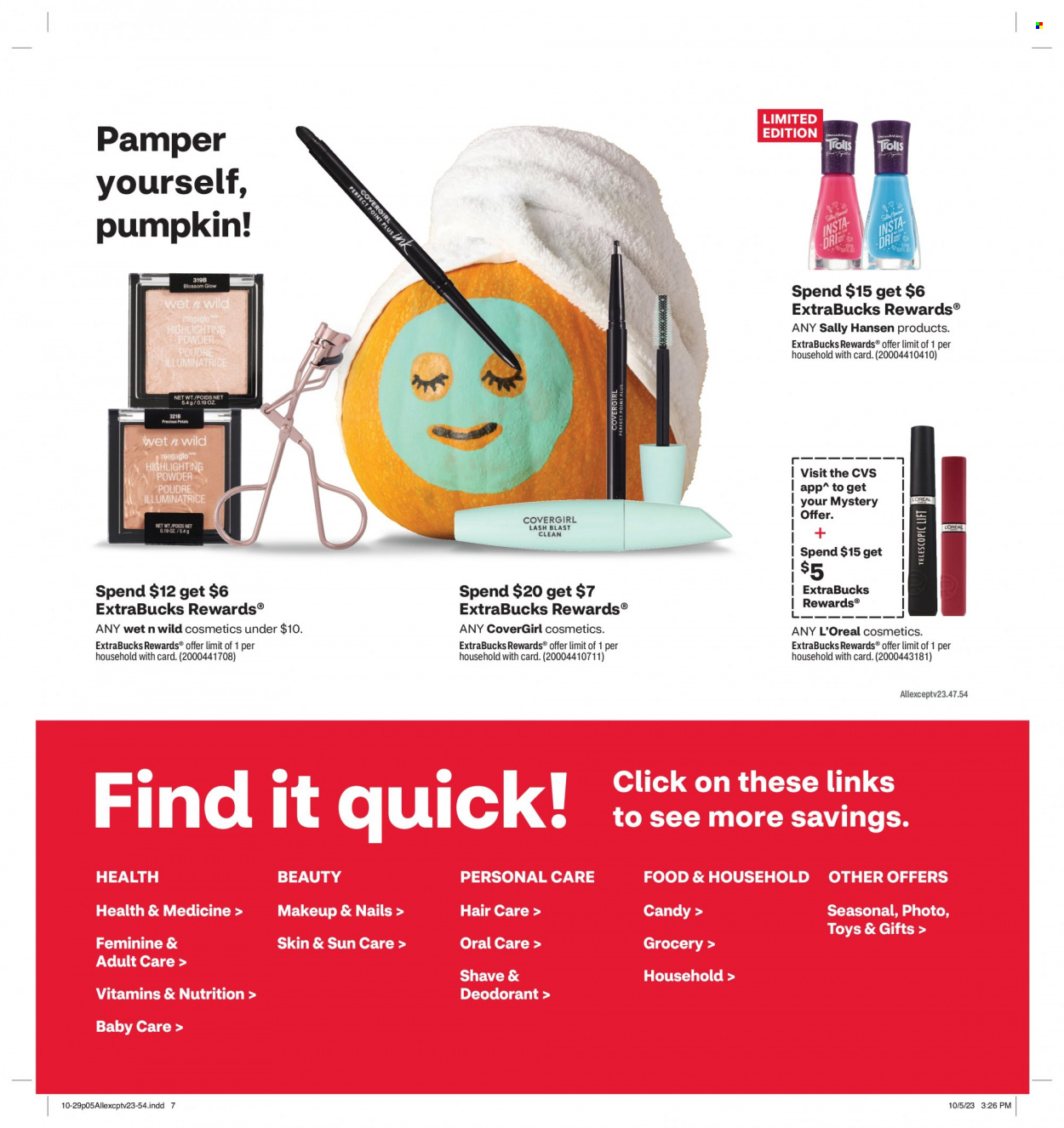 CVS Pharmacy ad - 10/29/2023 - 11/04/2023. Page 5