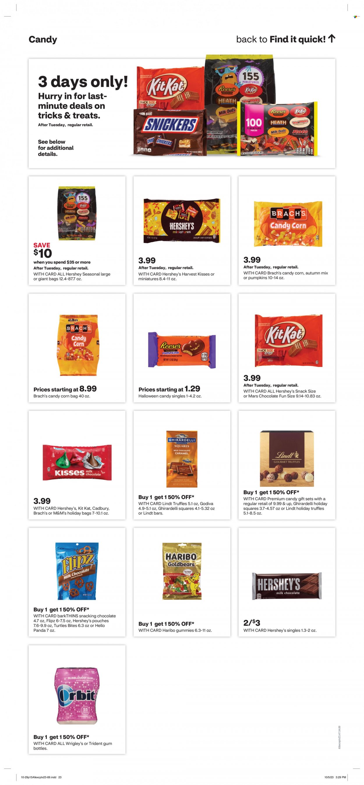 CVS Pharmacy ad - 10/29/2023 - 11/04/2023. Page 16