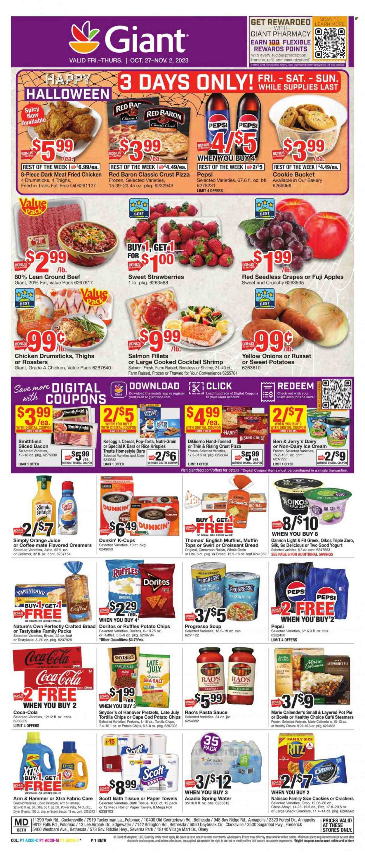 Giant Food ad - 10/27/2023 - 11/02/2023. Page 1