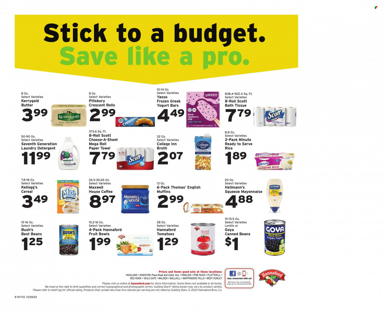 Hannaford ad - 10/29/2023 - 11/04/2023. Page 10