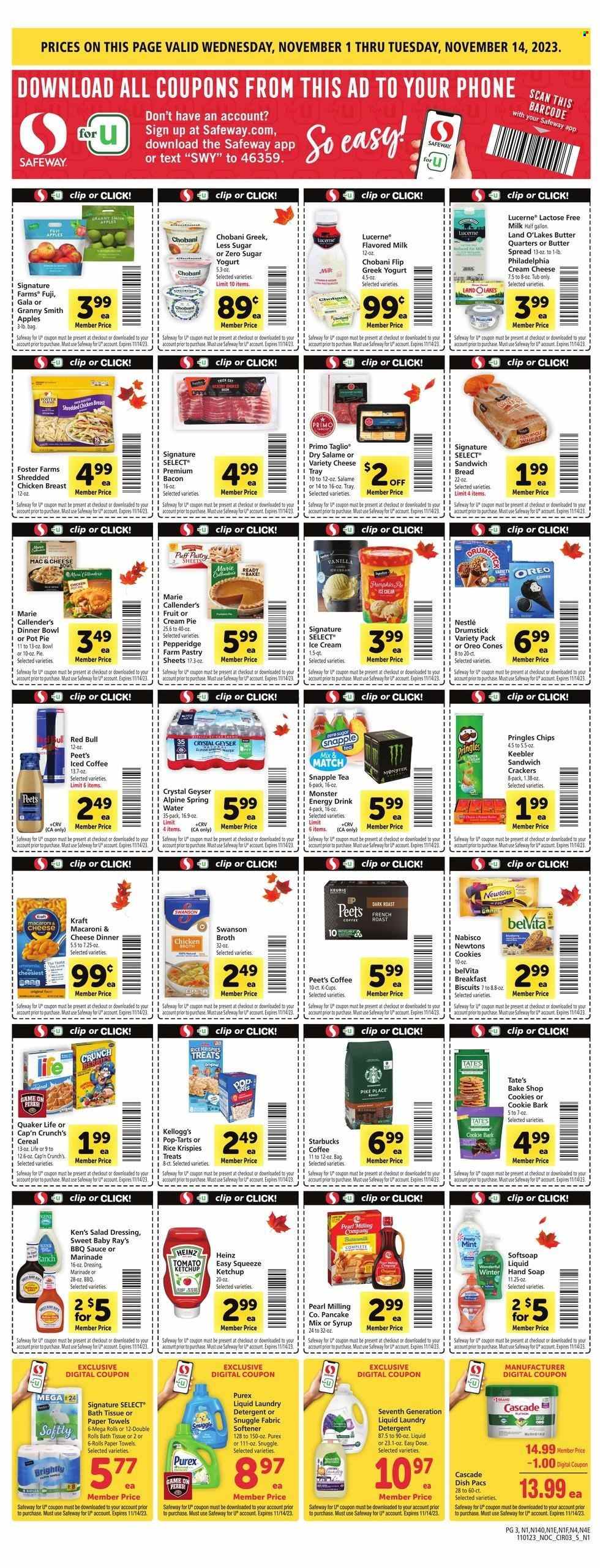 Safeway ad - 11/01/2023 - 11/07/2023. Page 3