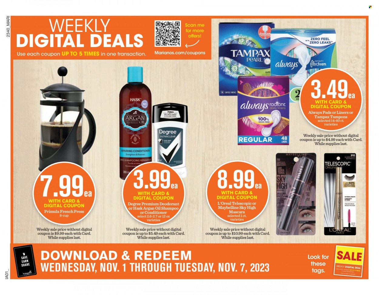 Mariano’s ad - 11/01/2023 - 11/07/2023. Page 9
