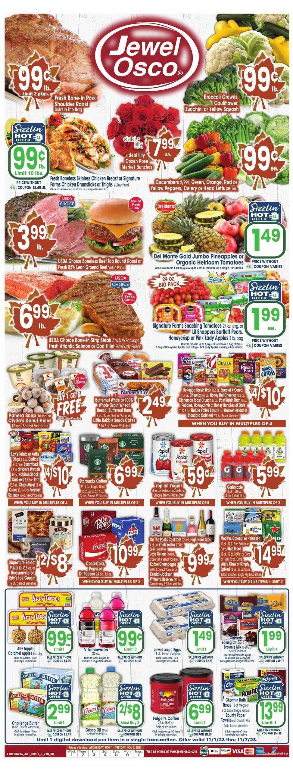 Jewel Osco ad - 11/01/2023 - 11/07/2023. Page 1