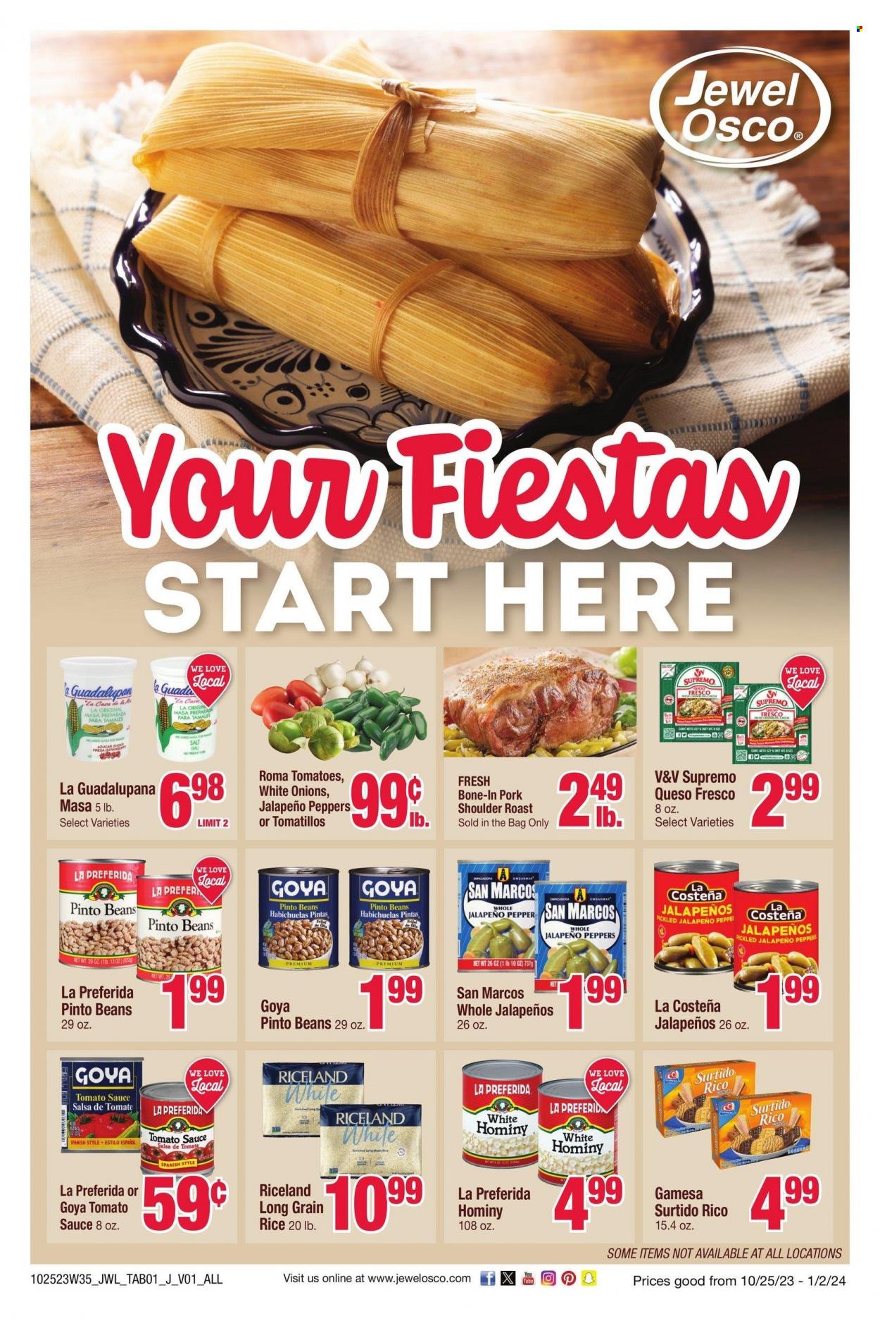 Jewel Osco ad - 10/25/2023 - 01/02/2024. Page 1