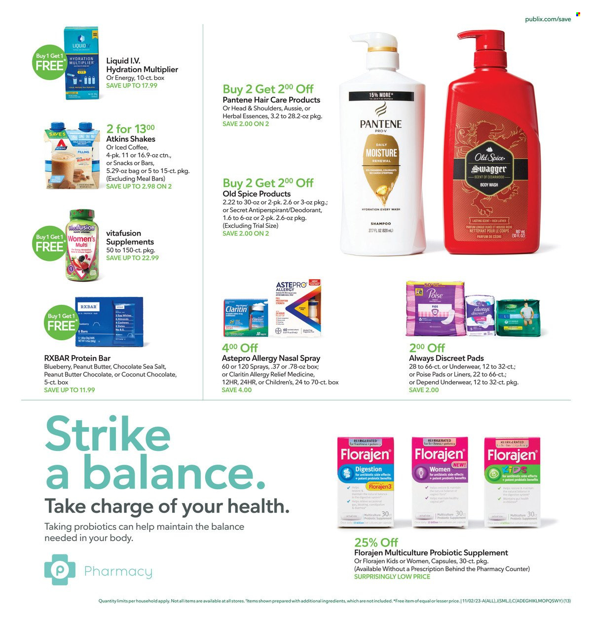 Publix ad - 11/02/2023 - 11/08/2023. Page 13