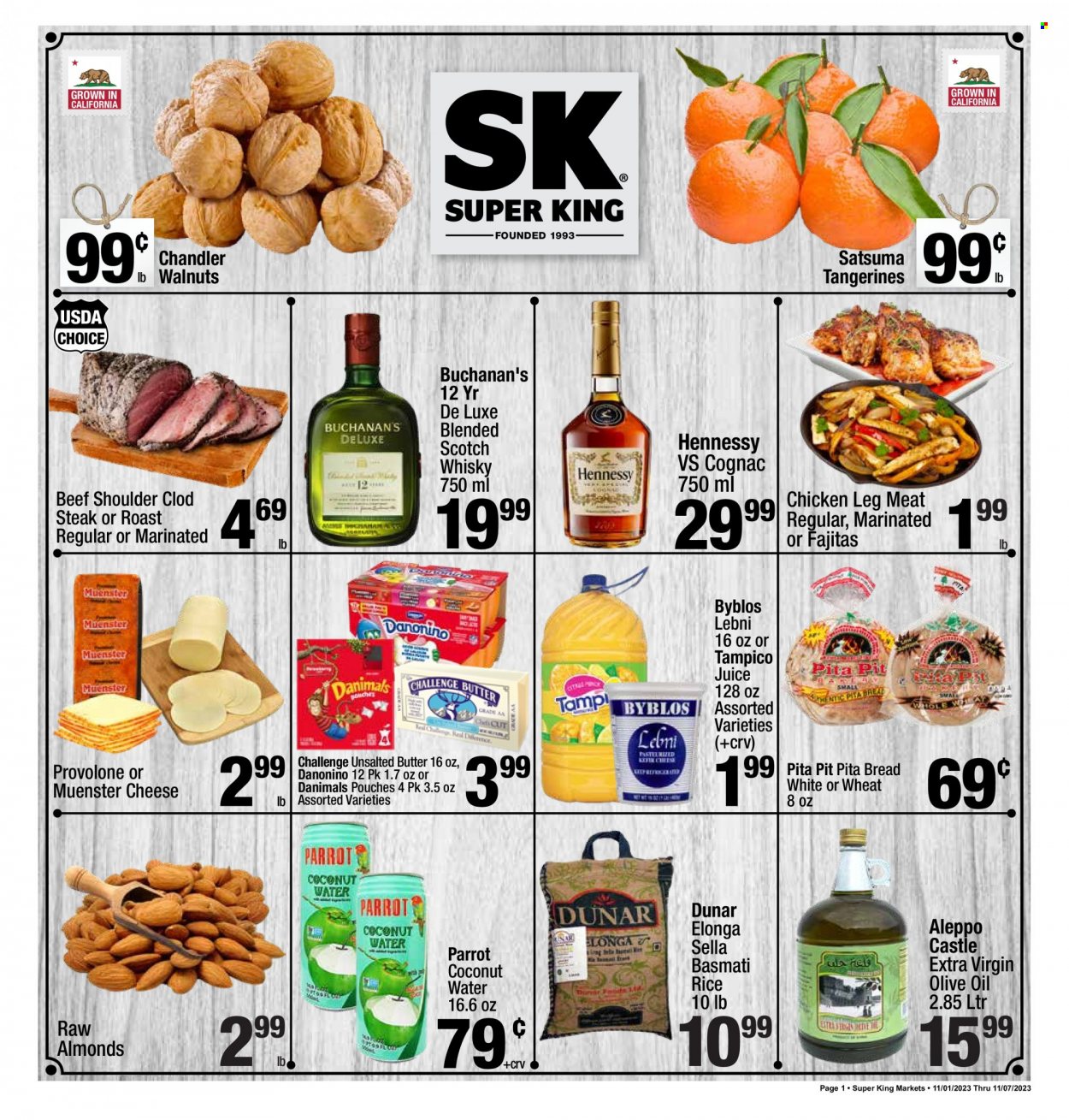 Super King Markets ad - 11/01/2023 - 11/07/2023. Page 1