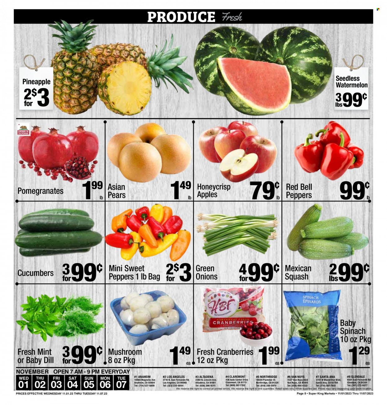 Super King Markets ad - 11/01/2023 - 11/07/2023. Page 8
