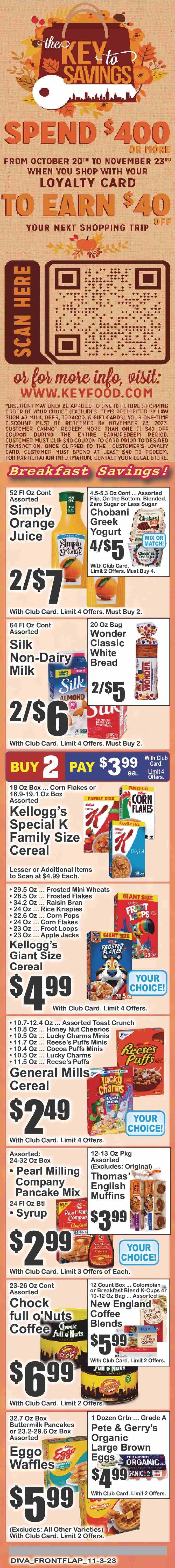 Key Food ad - 11/03/2023 - 11/09/2023. Page 2