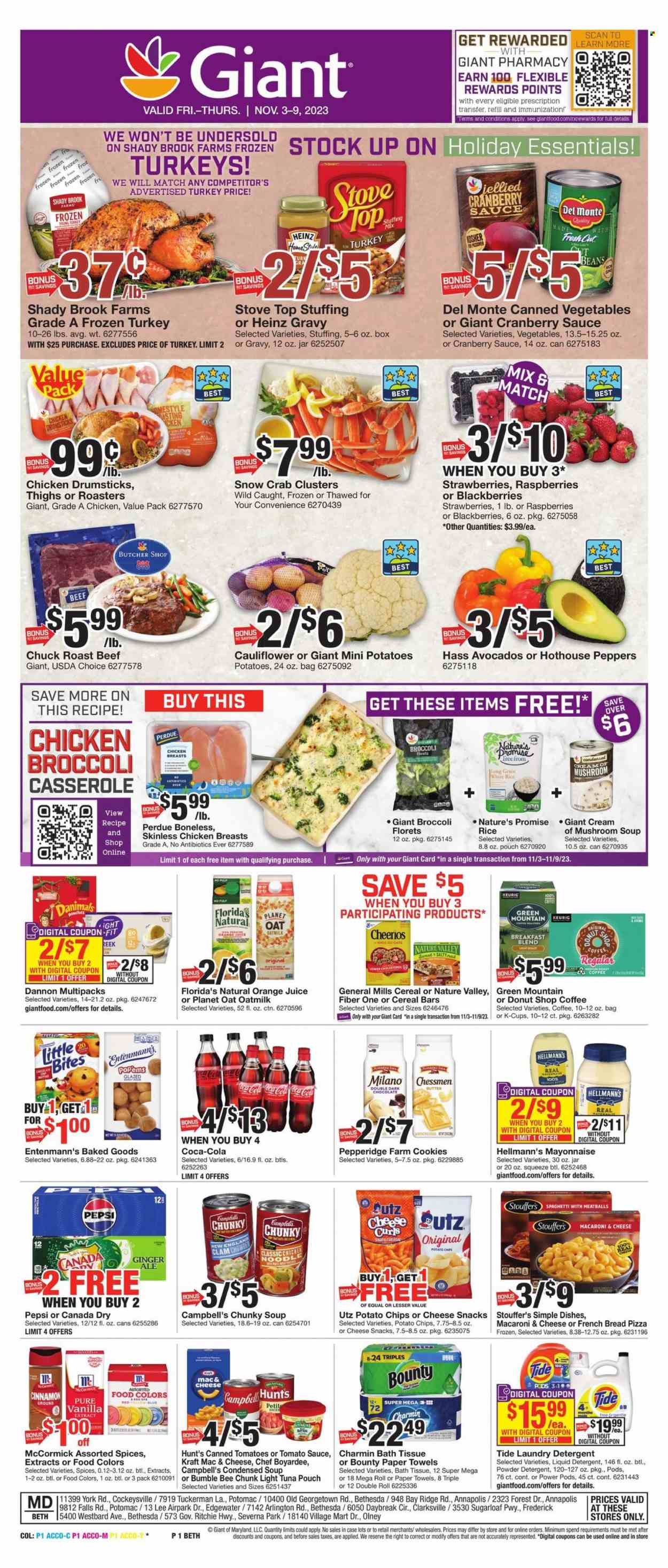 Giant Food ad - 11/03/2023 - 11/09/2023. Page 1