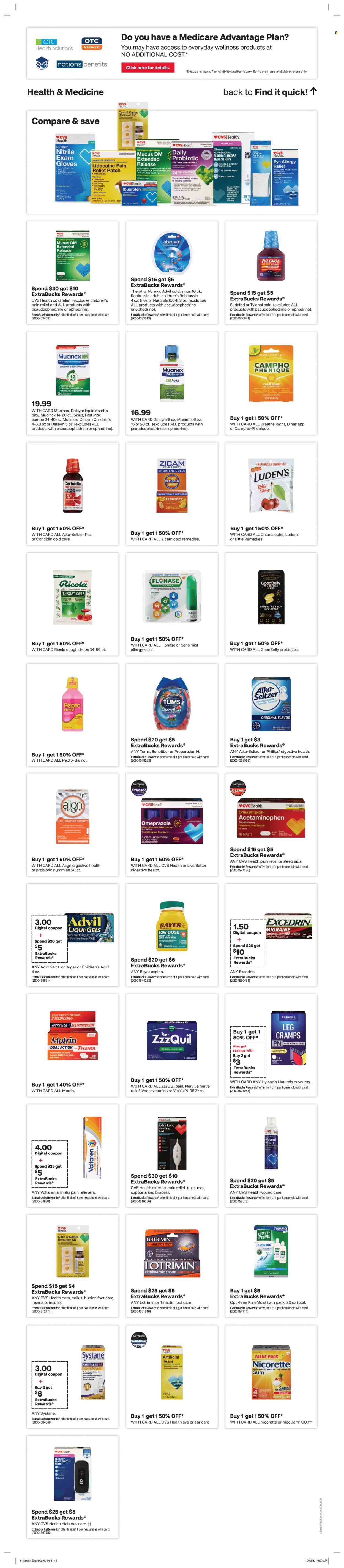 CVS Pharmacy ad - 11/05/2023 - 11/11/2023. Page 6