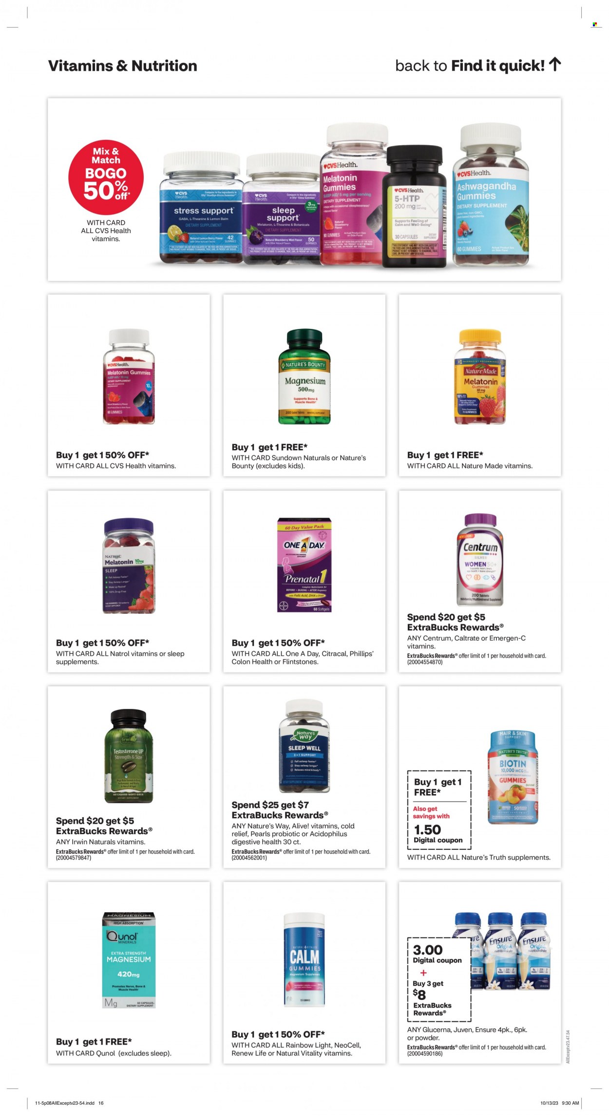 CVS Pharmacy ad - 11/05/2023 - 11/11/2023. Page 8