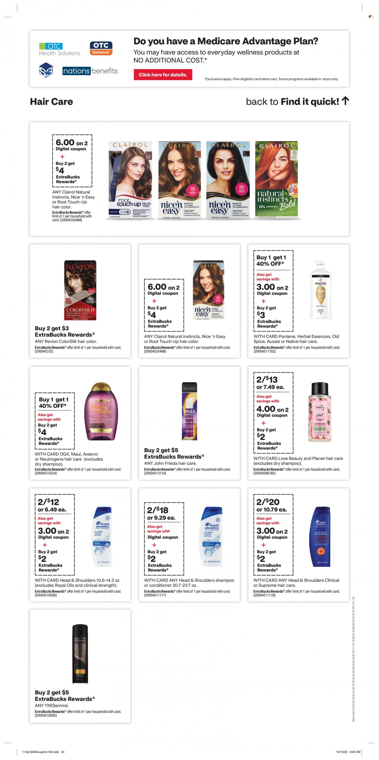 CVS Pharmacy ad - 11/05/2023 - 11/11/2023. Page 12