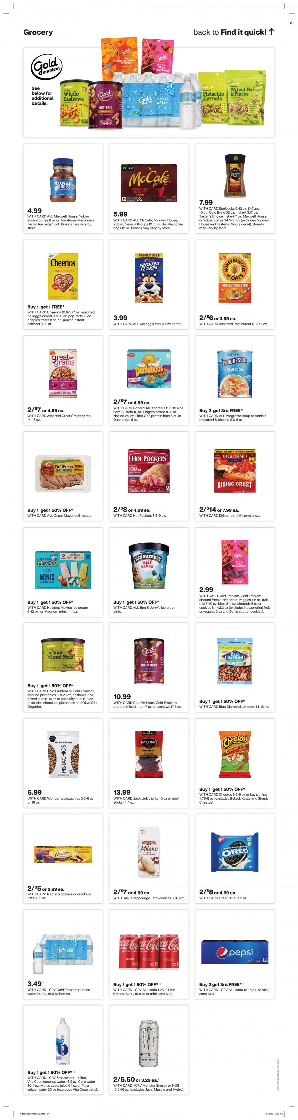 CVS Pharmacy ad - 11/05/2023 - 11/11/2023. Page 16