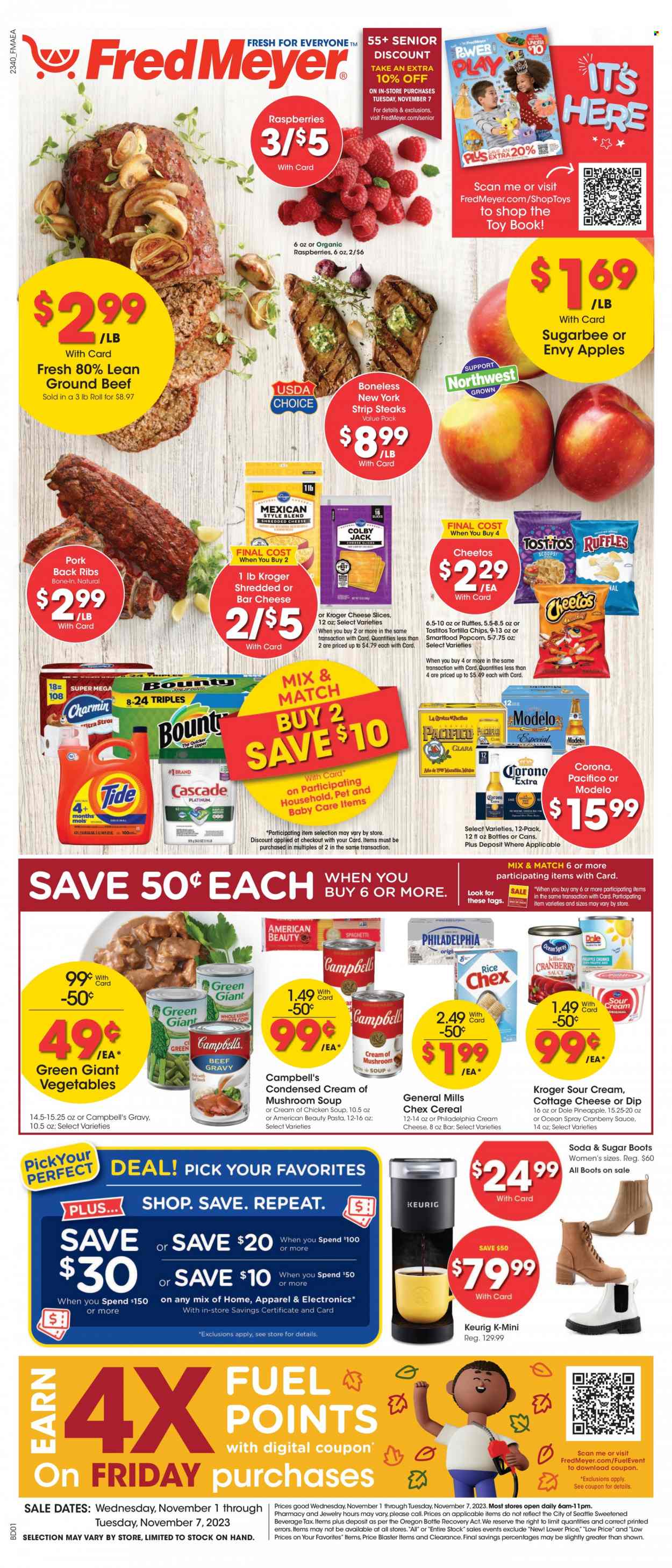 Fred Meyer ad - 11/01/2023 - 11/07/2023. Page 1