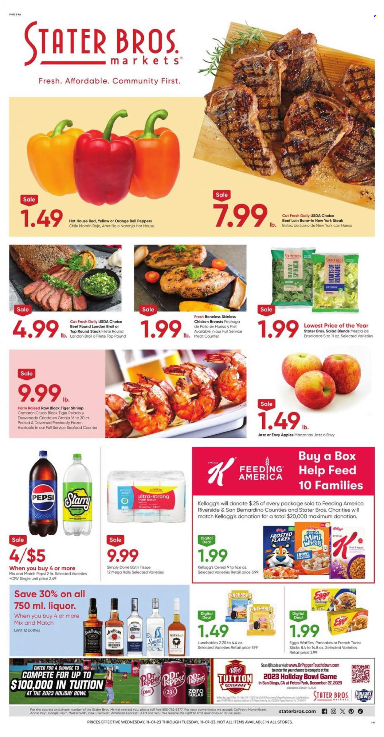Stater Bros. ad - 11/01/2023 - 11/07/2023. Page 1