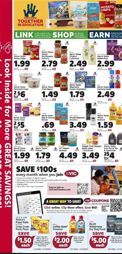 Harris Teeter ad - 11/01/2023 - 11/07/2023. Page 8