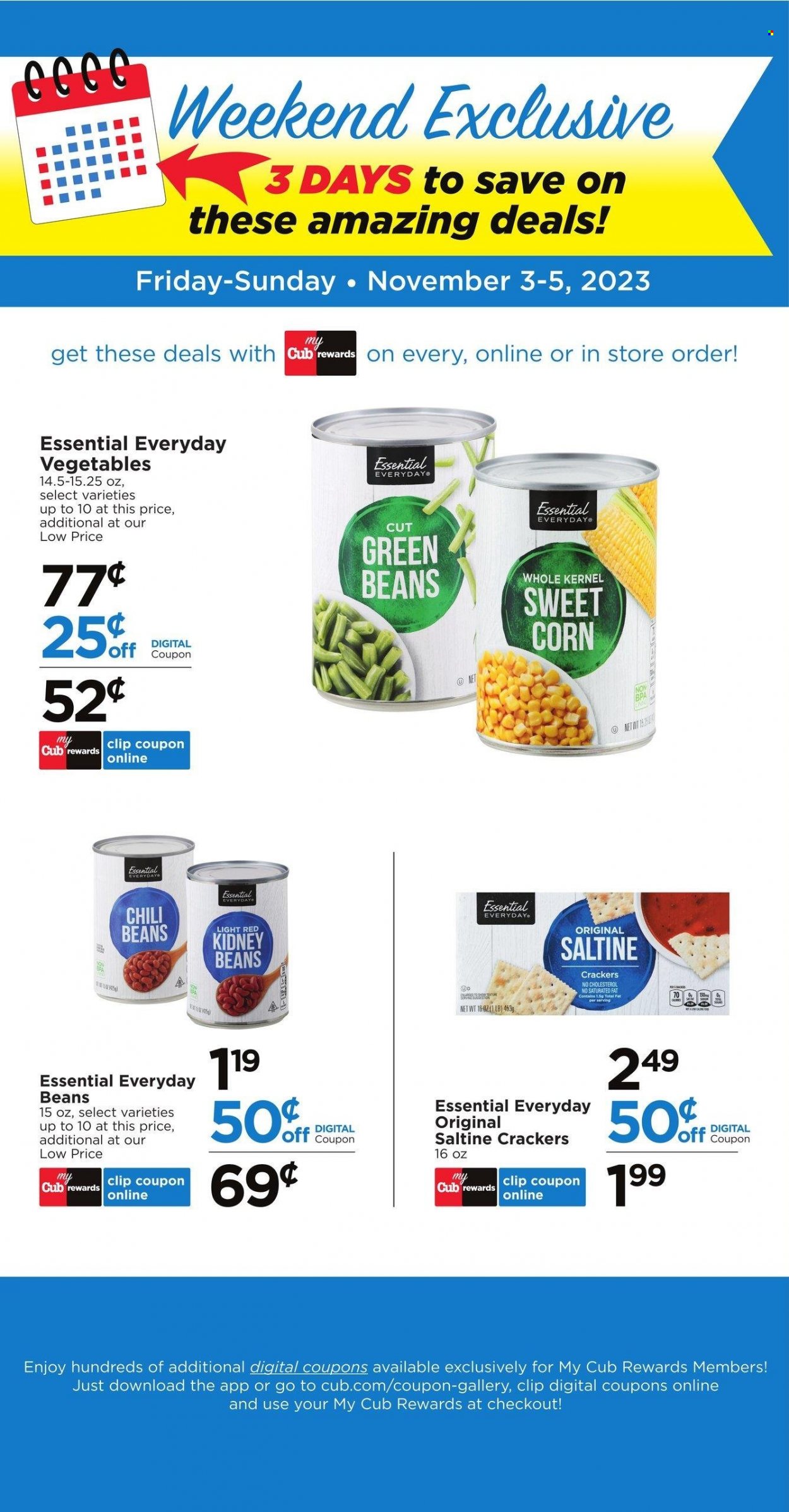 Cub Foods ad - 11/03/2023 - 11/05/2023. Page 1