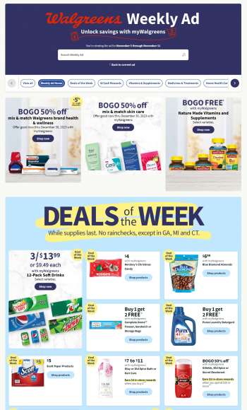 Walgreens Flyer - 11/05/2023 - 11/11/2023.