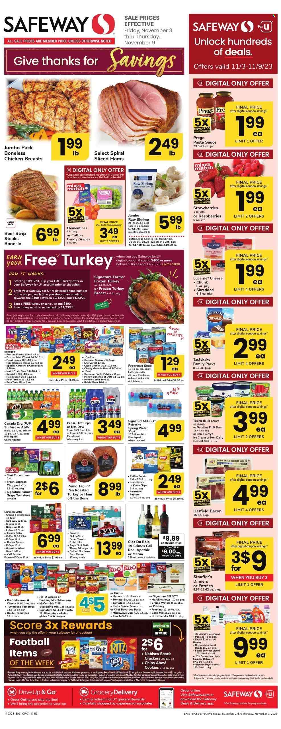 Safeway ad - 11/03/2023 - 11/09/2023. Page 1