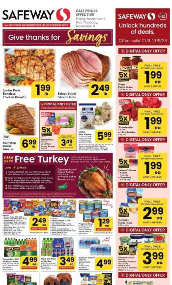 Safeway Flyer - 11/03/2023 - 11/09/2023.