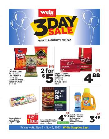 Weis Flyer - 11/03/2023 - 11/05/2023.