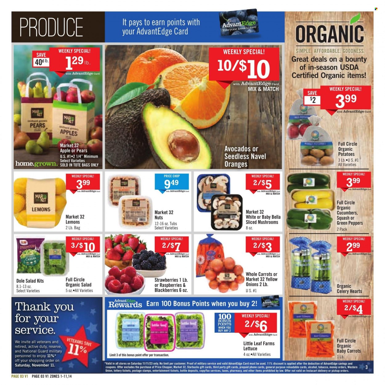 Price Chopper ad - 11/05/2023 - 11/11/2023. Page 3